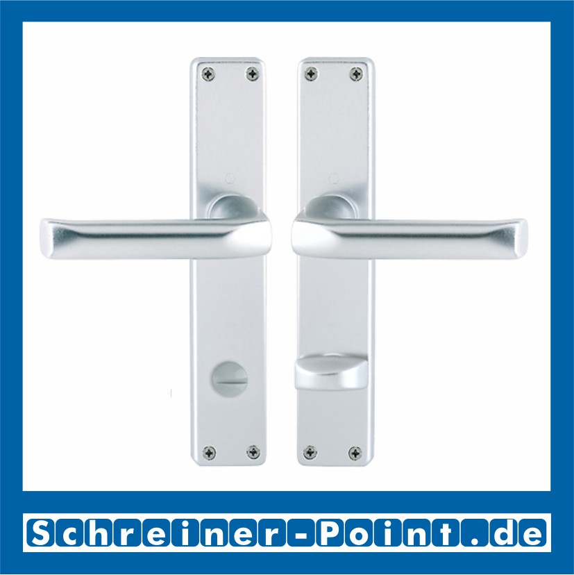 Hoppe London Aluminium Langschildgarnitur F1 Natur 113/202SP, 6675326, 6797278, 6675383, 6675425